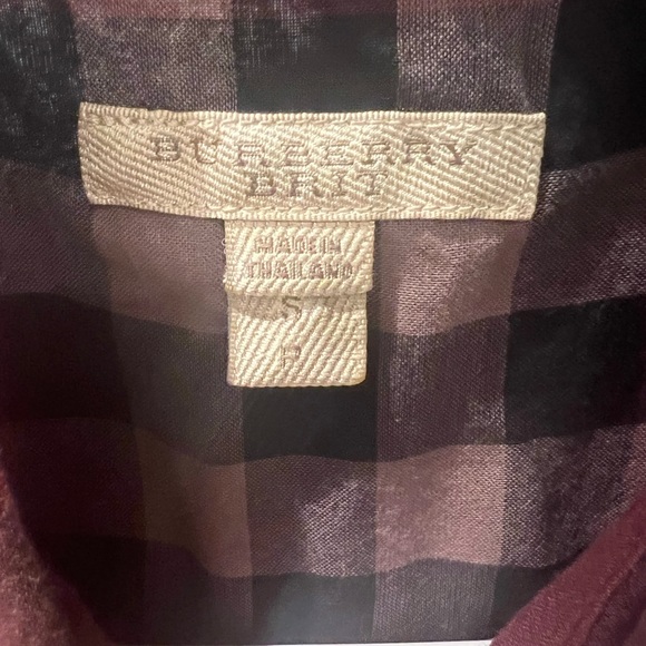 Burberry button-up shirt womens size small - Picture 4 of 4